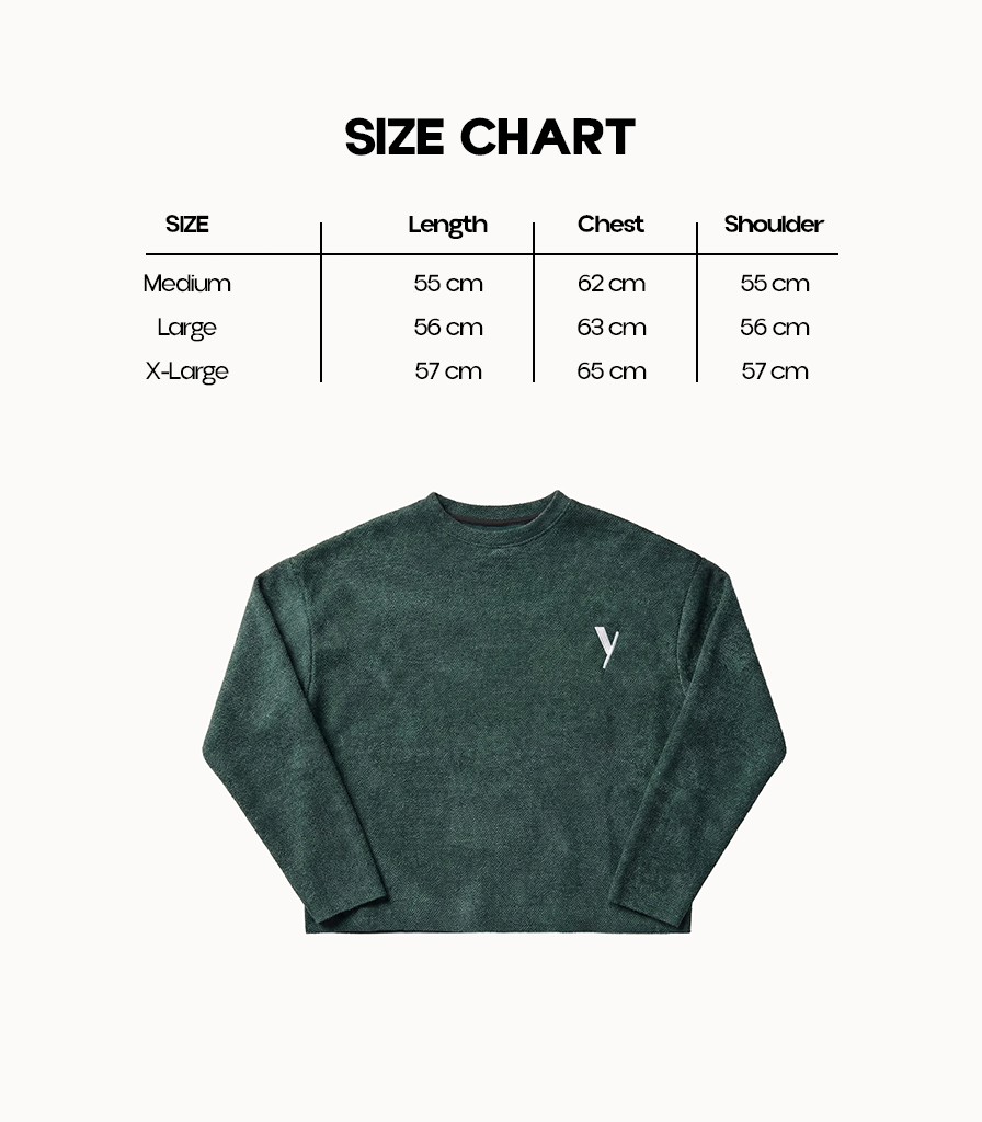 Cropped Nocturne Crewneck