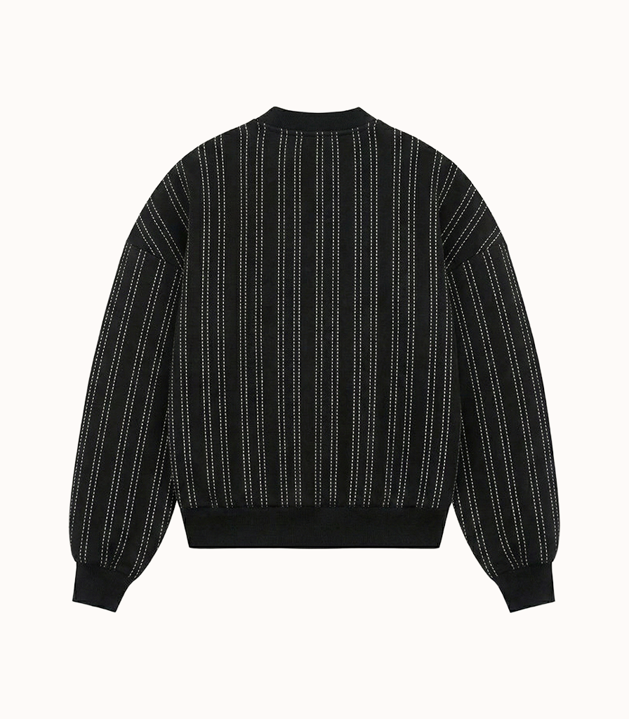 Grunge Stripped Crew Neck